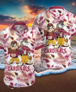 Arizona Cardinals Hawaiian Shirt Taz and Bugs For NFL Team