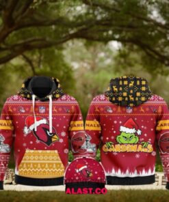 Arizona Cardinals Merry Christmas Ugly Hoodie Sweatshirt