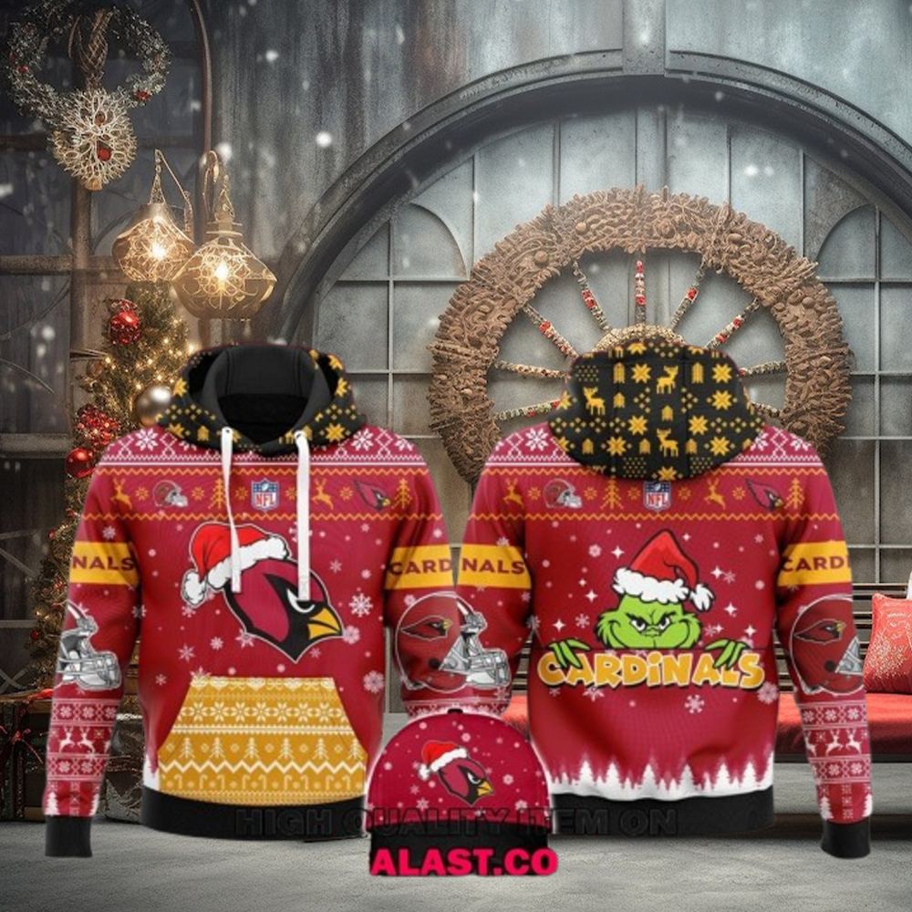 Arizona Cardinals Merry Christmas Ugly Hoodie Sweatshirt Arizona Cardinals Merry Christmas Ugly Hoodie Sweatshirt
