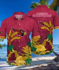 Arizona Cardinals NFL Floral 3D Full Print Hawaiian Shirt