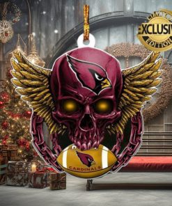 Arizona Cardinals NFL Football Skull Xmas Gifts Christmas Tree Decorations Ornament