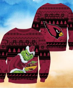 Arizona Cardinals NFL Grinch Christmas Ugly Sweater Fans Gift Funny For Men And Women