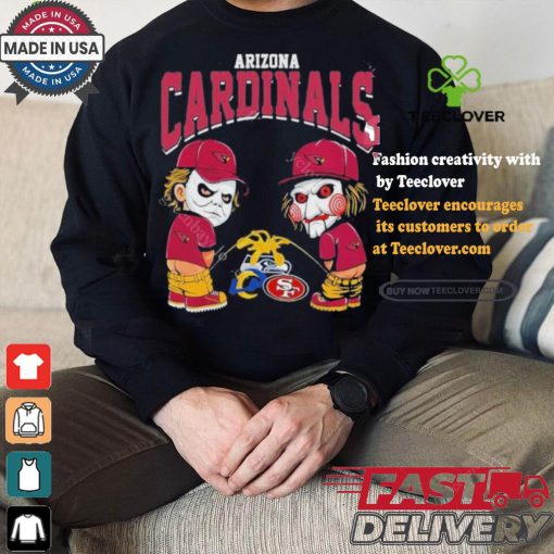 Arizona Cardinals NFL Halloween Peeing Funny Shirt