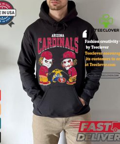 Arizona Cardinals NFL Halloween Peeing Funny Shirt