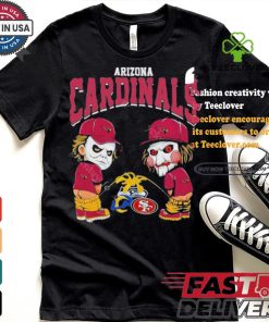 Arizona Cardinals NFL Halloween Peeing Funny Shirt