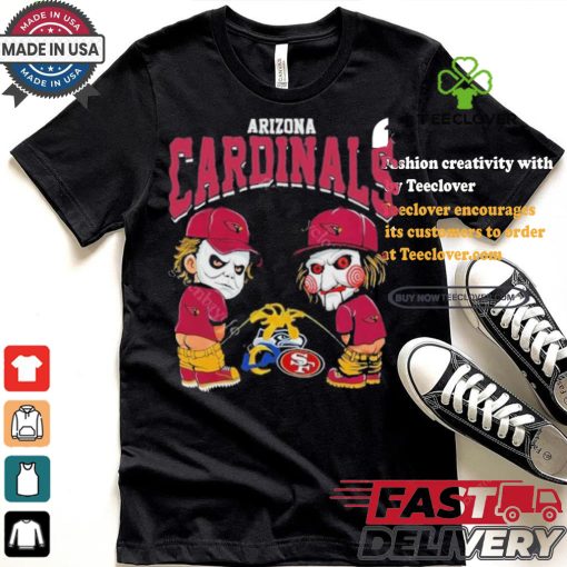 Arizona Cardinals NFL Halloween Peeing Funny Shirt