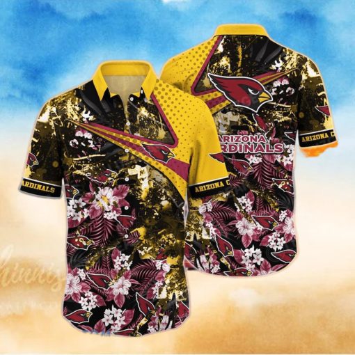 Arizona Cardinals NFL Hawaiian Shirt Tropical Patterns New Hot Trend Summer For Sports Fans NFL