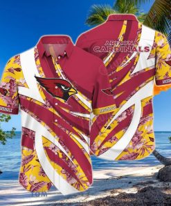 Arizona Cardinals NFL Hawaiian Shirt Tropical Patterns New Trend Summer For Sports Football Fans