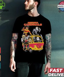 Arizona Cardinals NFL Horror Characters Movie Hippie Halloween Shirt