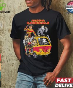 Arizona Cardinals NFL Horror Characters Movie Hippie Halloween Shirt
