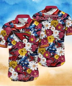 Arizona Cardinals NFL Independence Day Full Printed Hawaiian Shirt