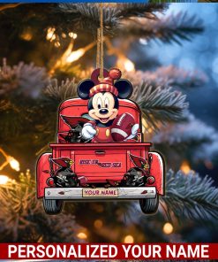 Arizona Cardinals NFL Mickey Ornament Personalized Your Name SP12102331ID05