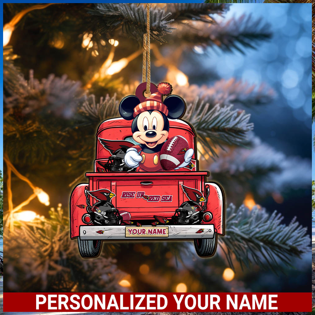 Arizona Cardinals NFL Mickey Ornament Personalized Your Name SP12102331ID05 Arizona Cardinals NFL Mickey Ornament Personalized Your Name SP12102331ID05
