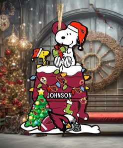 Arizona Cardinals NFL Snoopy Ornament Personalized Christmas 2023 Holidays