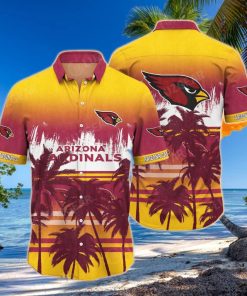 Arizona Cardinals NFL Summer Hawaiian Shirt Tropical Patterns Graphic For Sports Enthusiast