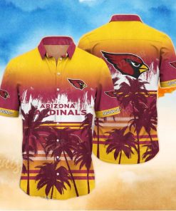 Arizona Cardinals NFL Summer Hawaiian Shirt Tropical Patterns Graphic For Sports Enthusiast