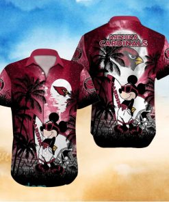 Arizona Cardinals NFL Team Logo Baby Yoda Hawaiian Shirt