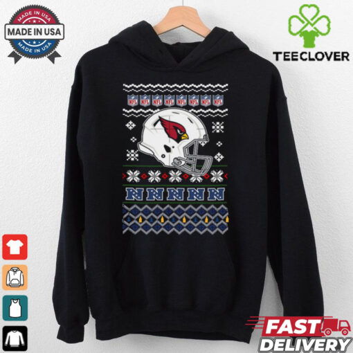 Arizona Cardinals NFL football Christmas helmet shirt