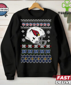 Arizona Cardinals NFL football Christmas helmet shirt