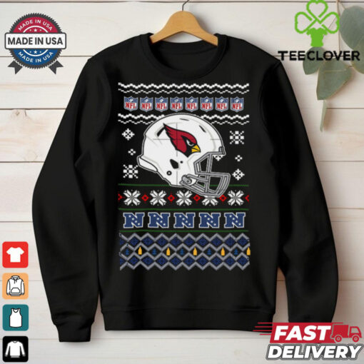 Arizona Cardinals NFL football Christmas helmet shirt
