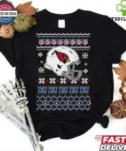 Arizona Cardinals NFL football Christmas helmet shirt