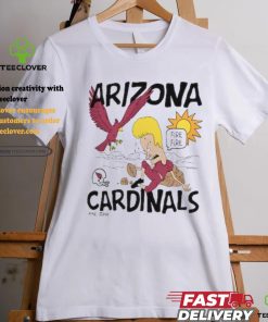Arizona Cardinals NFL x Homage x Beavis and Butt Head Unisex Tri Blend T Shirt