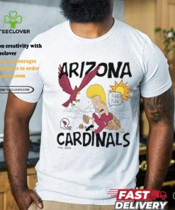 Arizona Cardinals NFL x Homage x Beavis and Butt Head Unisex Tri Blend T Shirt