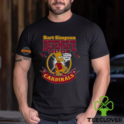 Arizona Cardinals Nfl Bart Simpson Defensive Dude 2024 T shirt