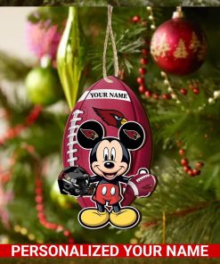 Arizona Cardinals Personalized Your Name Mickey Mouse And NFL Team Ornament SP161023160ID03