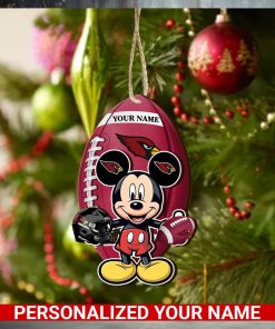 Arizona Cardinals Personalized Your Name Mickey Mouse And NFL Team Ornament SP161023160ID03