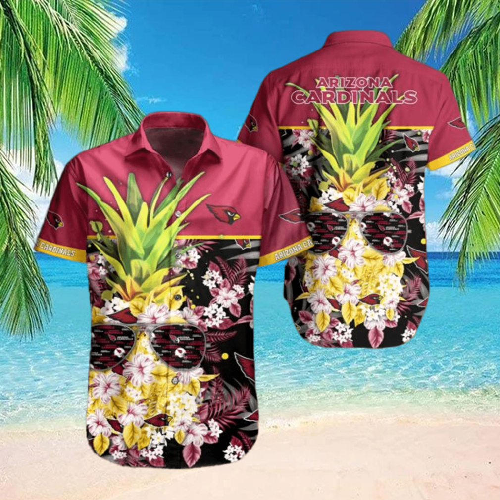 Arizona Cardinals Pineapple Hawaiian Shirt Arizona Cardinals Pineapple Hawaiian Shirt