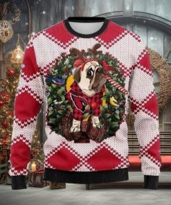 Arizona Cardinals Pug Dog Ugly Christmas Sweater