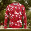 Merry Fishmas Bass Fish Fishing 3D Cute Ugly Christmas Sweater