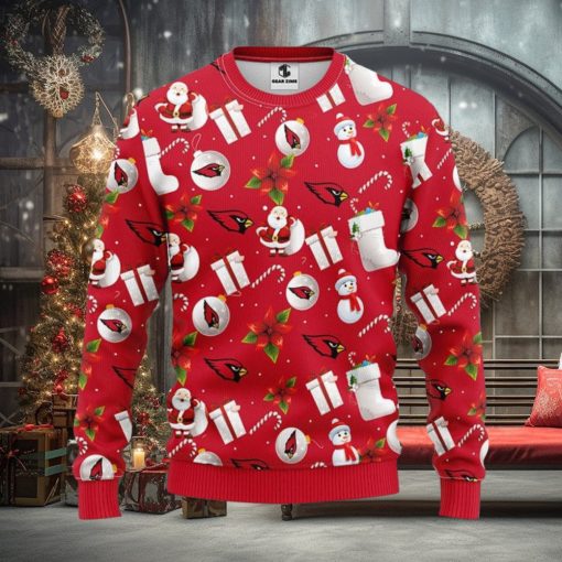 Arizona Cardinals Santa Claus Snowman Christmas Ugly Sweater Sport Christmas Gift Ideas
