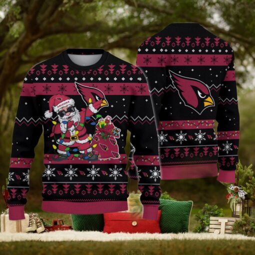 Arizona Cardinals Santa Claus Ugly Christmas Sweater