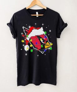 Arizona Cardinals Santa hat Christmas shirt