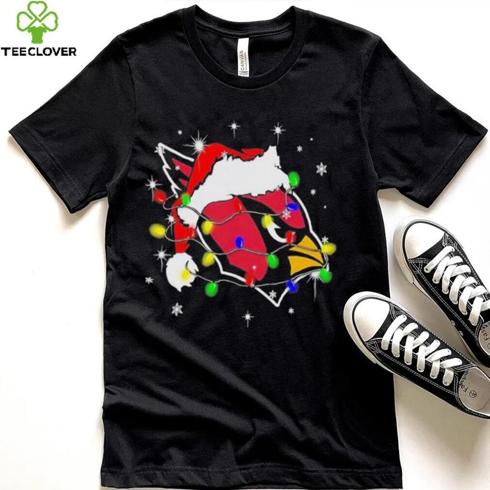 Arizona Cardinals Santa hat Christmas shirt Arizona Cardinals Santa hat Christmas shirt
