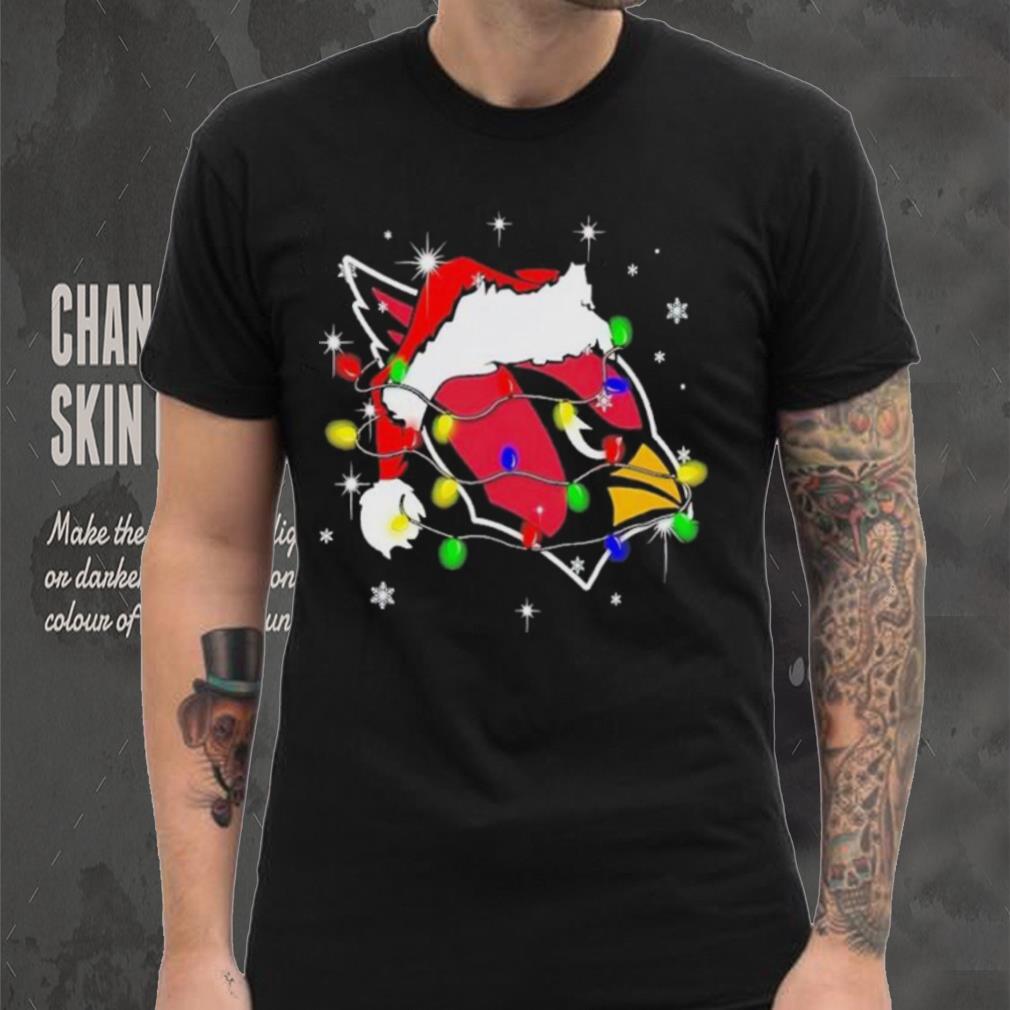 Arizona Cardinals Santa hat Christmas shirt Arizona Cardinals Santa hat Christmas shirt