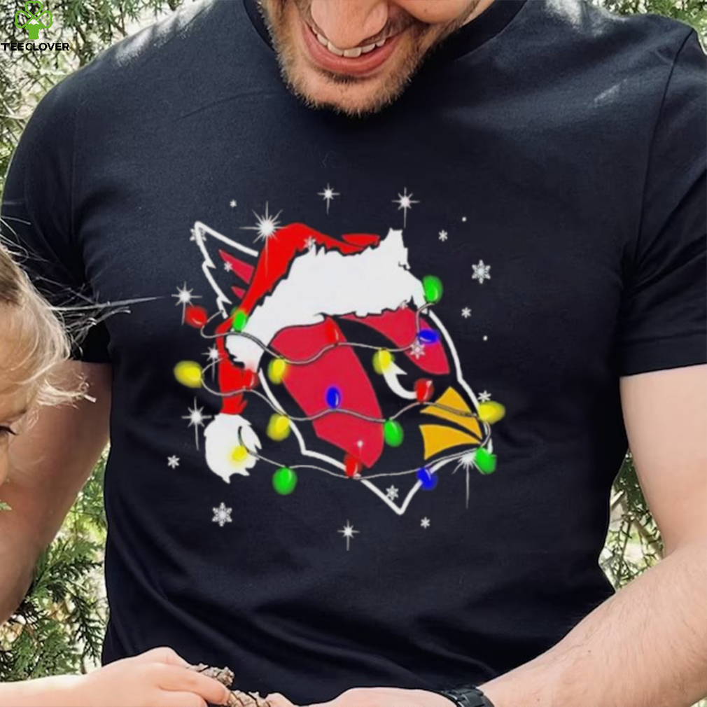 Arizona Cardinals Santa hat Christmas shirt Arizona Cardinals Santa hat Christmas shirt