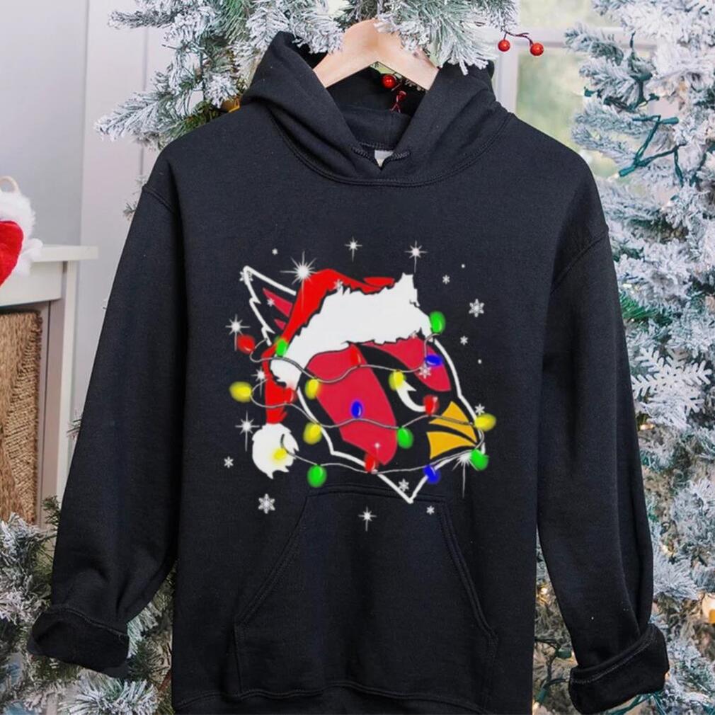 Arizona Cardinals Santa hat Christmas shirt Arizona Cardinals Santa hat Christmas shirt
