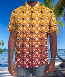 Arizona Cardinals Skull NFL Hawaii Shirt For Men And Women Gift Hawaiian Shirt Fans