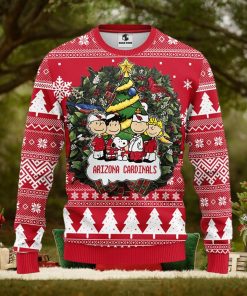 Arizona Cardinals Snoopy Christmas Ugly Sweater