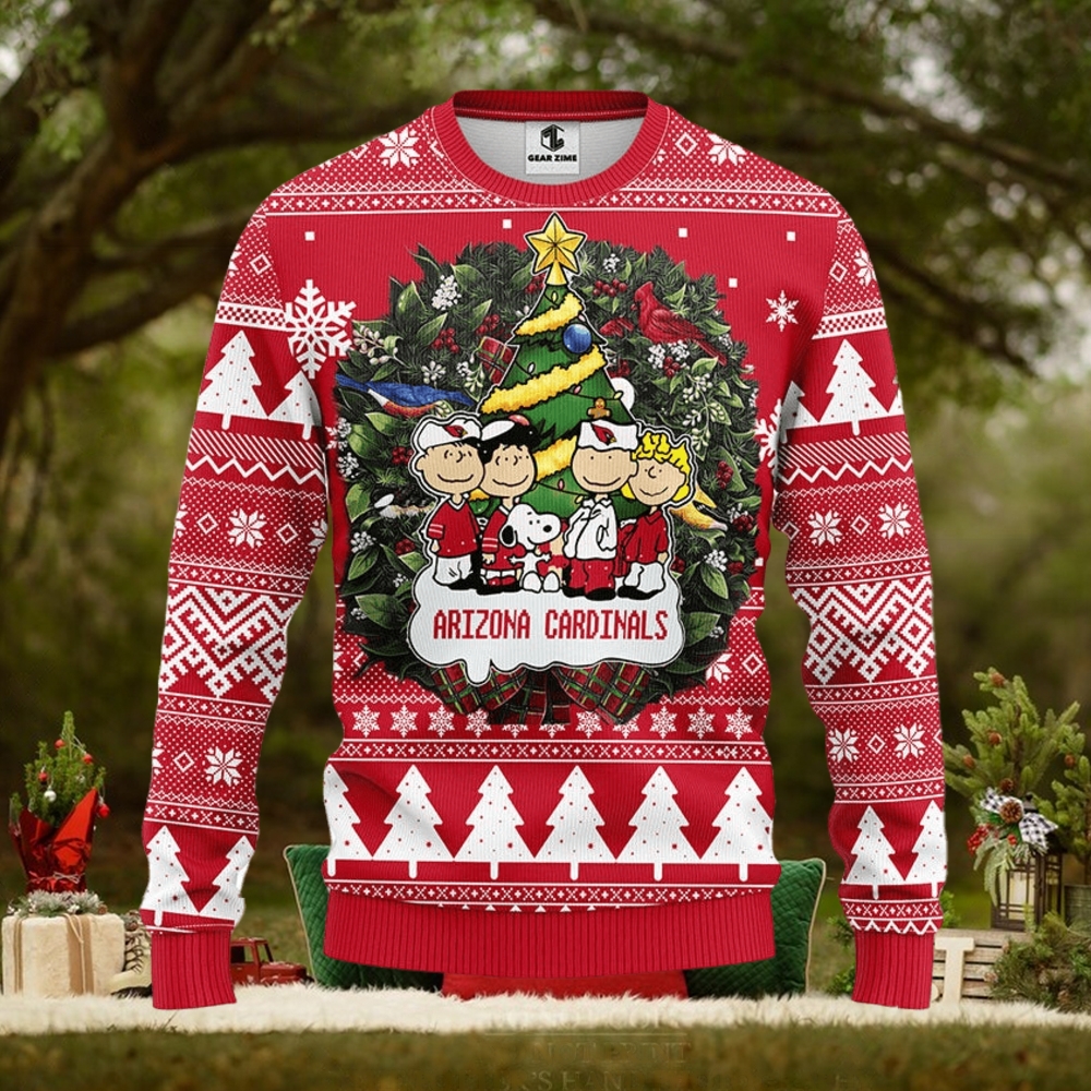 Arizona Cardinals Snoopy Christmas Ugly Sweater Arizona Cardinals Snoopy Christmas Ugly Sweater