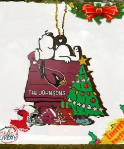 Arizona Cardinals Snoopy NFL Sport Ornament Custom Name