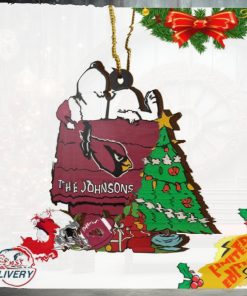 Arizona Cardinals Snoopy NFL Sport Ornament Custom Name