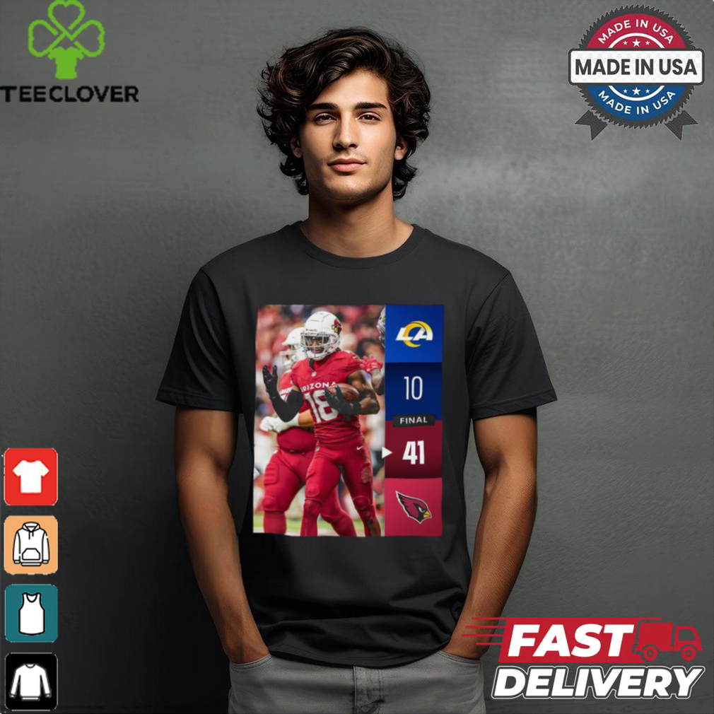 Arizona Cardinals Win 41 10 Los Angeles Chargers NFL Week 2 Final Score Shirt Arizona Cardinals Win 41 10 Los Angeles Chargers NFL Week 2 Final Score Shirt
