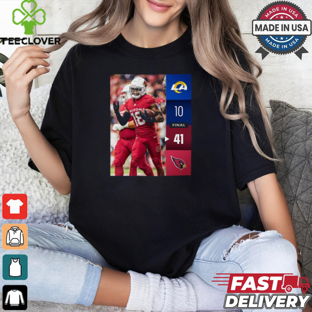 Arizona Cardinals Win 41 10 Los Angeles Chargers NFL Week 2 Final Score Shirt Arizona Cardinals Win 41 10 Los Angeles Chargers NFL Week 2 Final Score Shirt