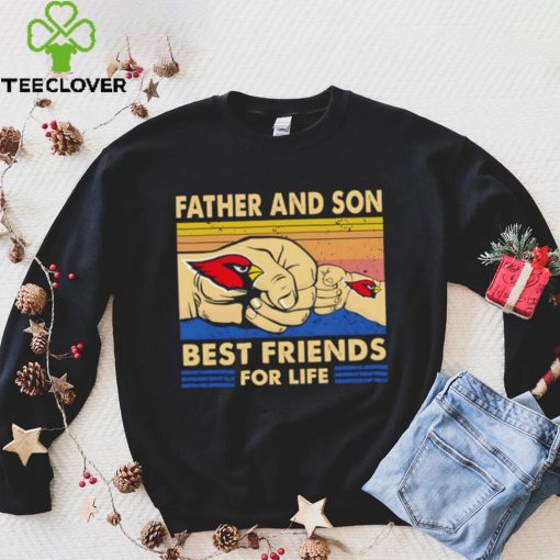 Arizona Cardinals father and son best friends for life logo Vintage hoodie, sweater, longsleeve, shirt v-neck, t-shirt