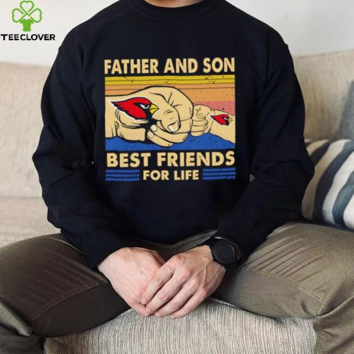 Arizona Cardinals father and son best friends for life logo Vintage hoodie, sweater, longsleeve, shirt v-neck, t-shirt