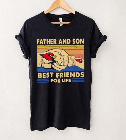 Arizona Cardinals father and son best friends for life logo Vintage hoodie, sweater, longsleeve, shirt v-neck, t-shirt